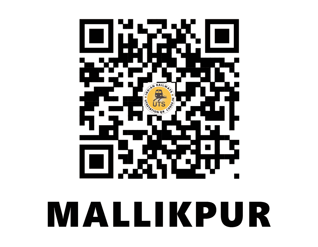 UTS QR Code for MALLIKPUR - MAK - ER (WEST BENGAL)